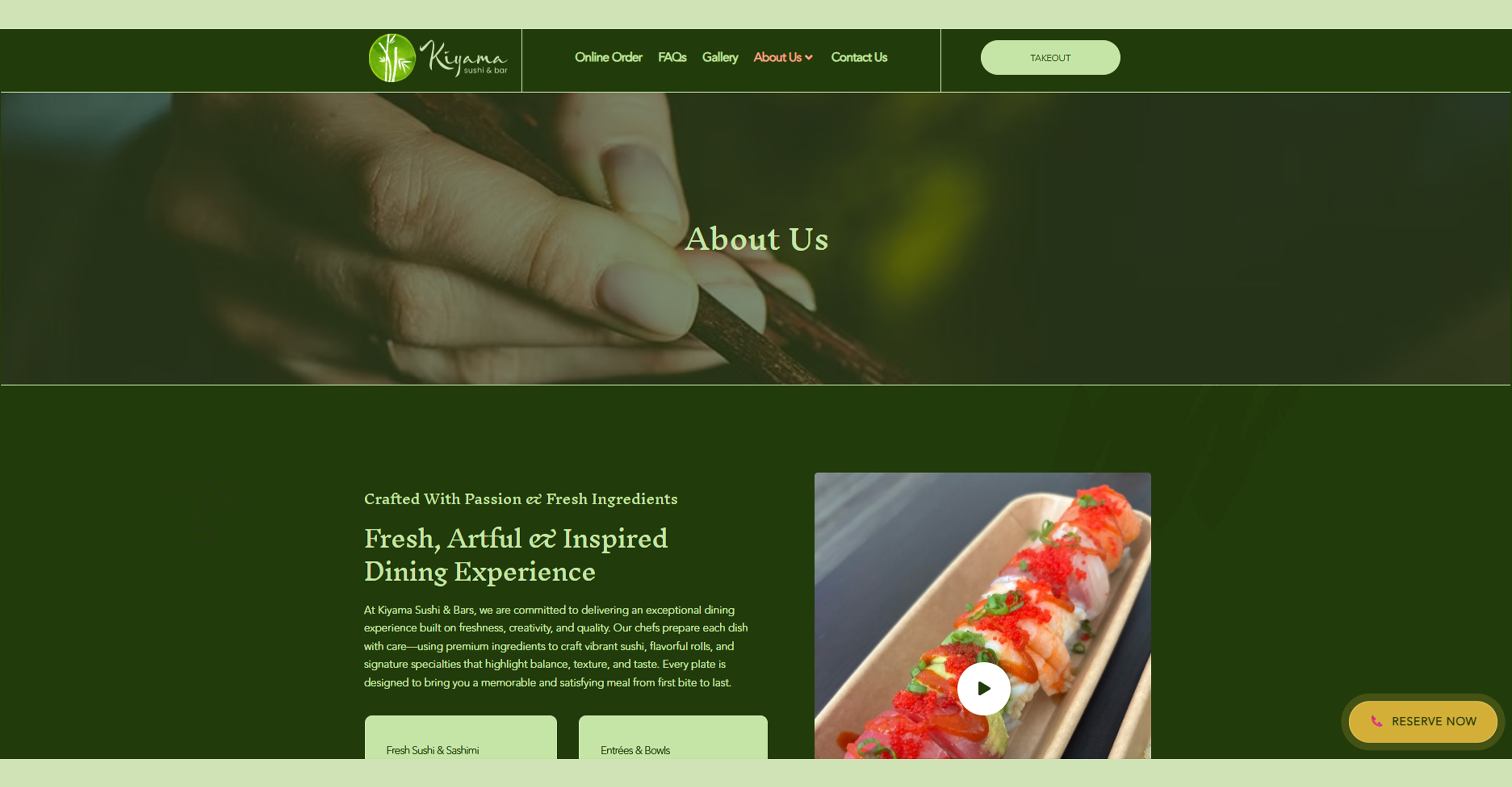 Kiyama Sushi & Bar screenshot